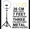 LED Ring Light 26cm Metal Tripod Stand
