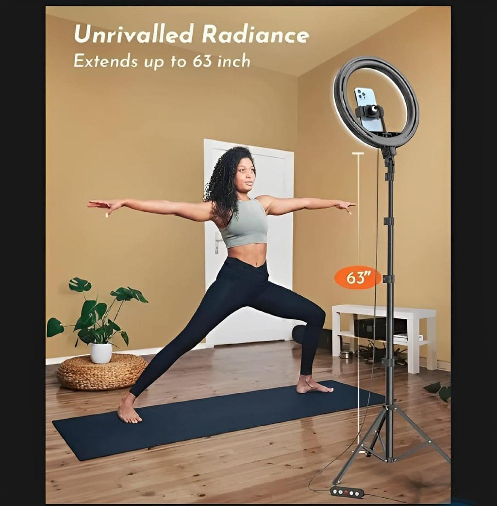 LED Ring Light 26cm Metal Tripod Stand