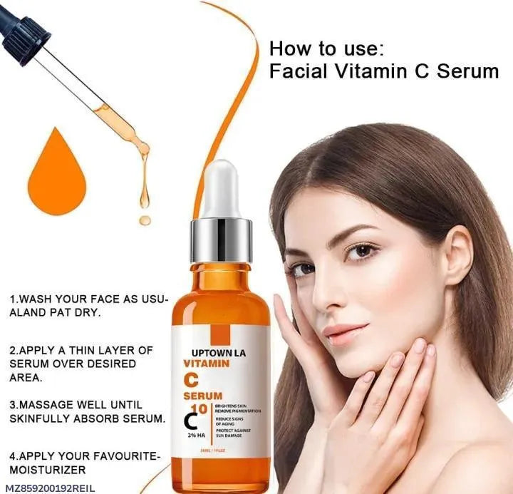 Uptown La Vitamin C Serum 10% – Brightening Glow Skin Care