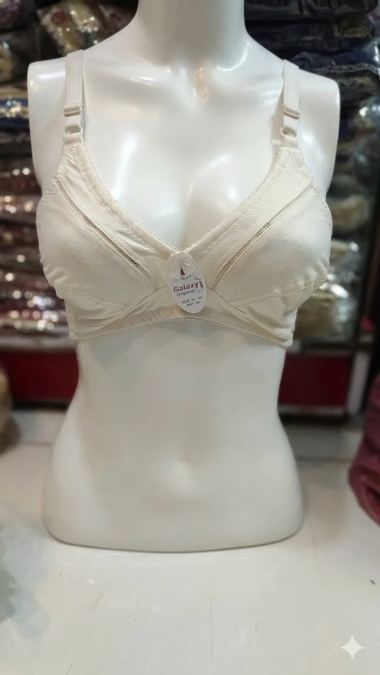 Cotton Lace Work Lightweight And Breathable Bra Top