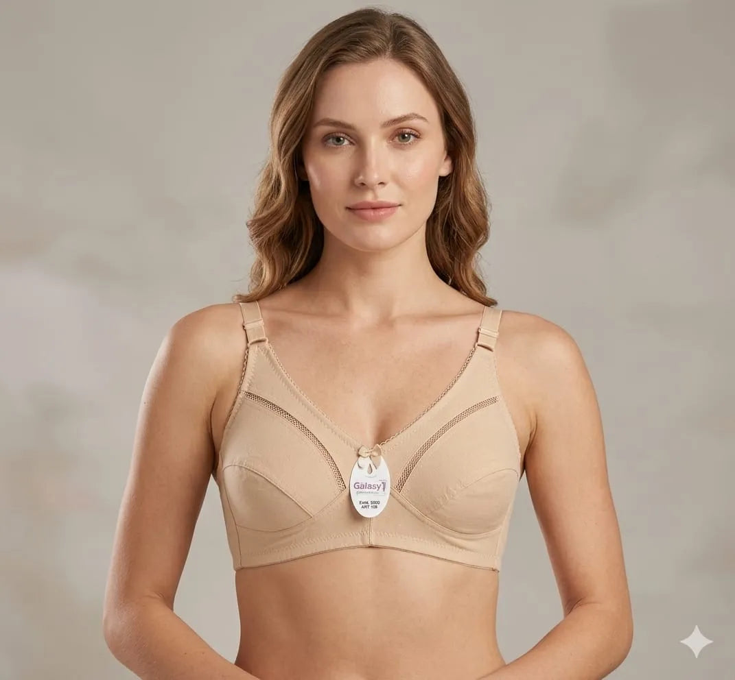 Cotton Lace Work Lightweight And Breathable Bra Top